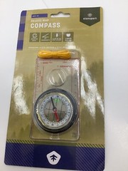 (QTY 9) Stansport 557-P Deluxe Map Compass Liquid-Filled/2° Increments/Magnifier
