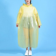 Disposable Raincoat Extended Length Full-body Coverage Traveling In Rain