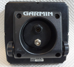 GARMIN GPSMAP 182C MARINE CHART PLOTTER FISHFINDER GPS UNIT w/ POWER MOUNT COVER