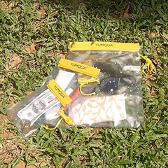 Clear Waterproof Bags, Water Tight Cases Pouch Dry Bags for Camera Yellow