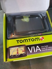 TomTom VIA 1405M 4.3-Inch Portable GPS Navigator never used