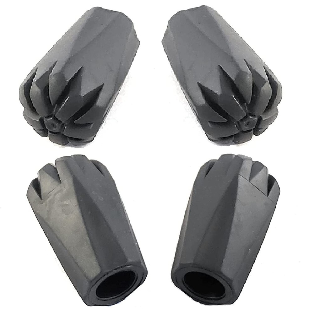4 PCS Extra Durable Rubber Replacement Tips Trekking Poles Standard Paws