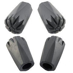 4 PCS Extra Durable Rubber Replacement Tips Trekking Poles Standard Paws