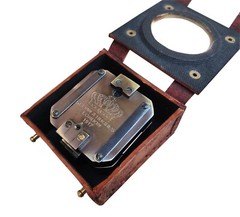 Military Metal Hiking Brunton Compass,Professiona Boy Scout Compass Kids