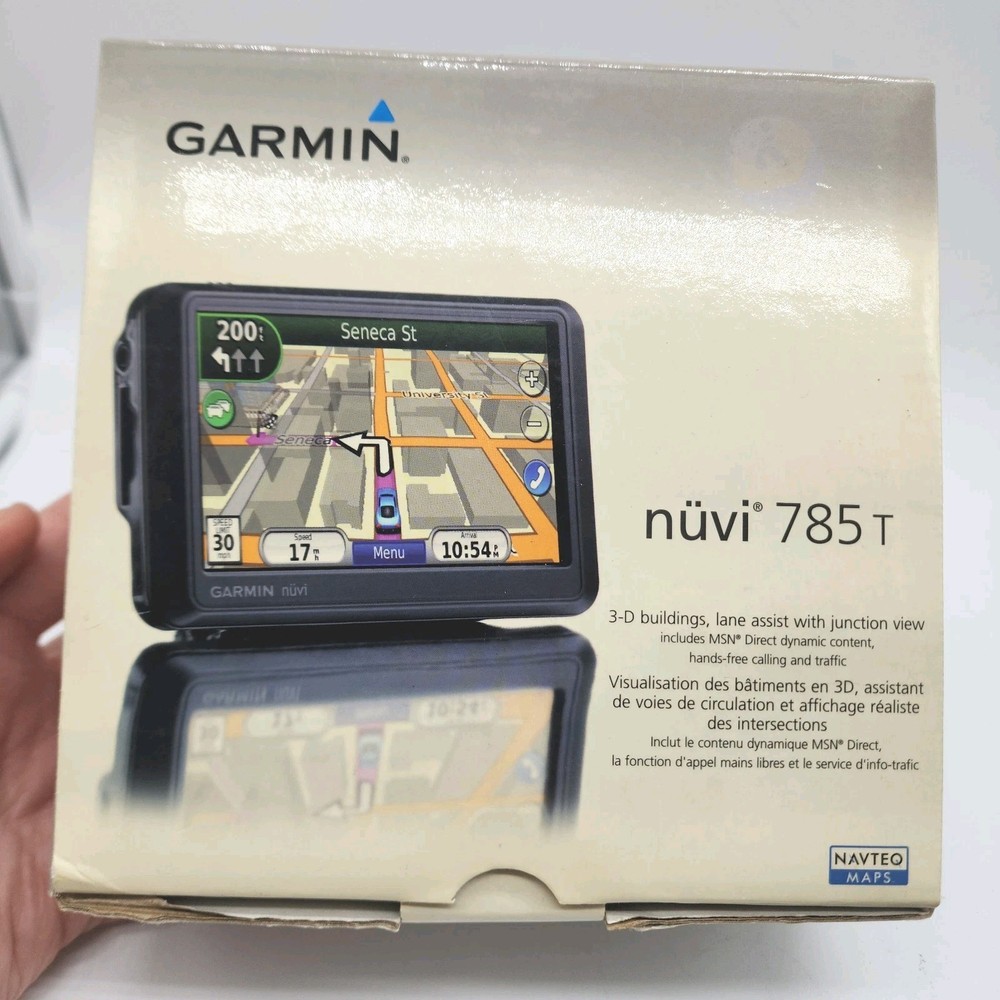 Garmin Nüvi 785 /785T 4.3″ Portable GPS Navigator TESTED WORKS
