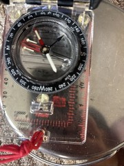 Vintage Silva Ranger 515 Compass w/ Reflective Mirror