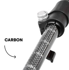 Effekt Carbon Trekking Poles Adjustable with Cork Grip & Bag – Hiking Poles, Tel