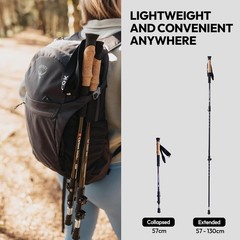 MX-4 X Carbon Tech Carbon Fiber Trekking Poles Strength and Durability