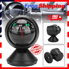 Compass for Car with Bottom Stick Car Compass Ball,Adjustible and Night Vision C