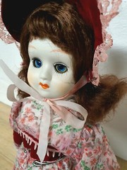 Artist doll porcelain doll 45 cm sleeping eyes collector rarity Vintage