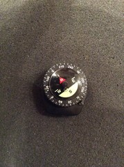 MARATHON WRIST COMPASS CLIP ON GENUINE, CO194004 , GLOW IN DARK, JEWELED BEARING
