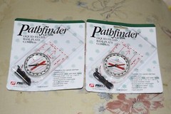2 New! Pathfinder MAP COMPASSES ORIENTEERING SURVIVAL Boy Scouts Girl Scouts