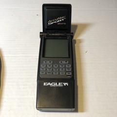 Vtg Eagle AccuNav Sport Portable GPS W/Camouflage Storage Bag Manual FIS