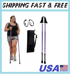 Big and Tall Motivator Walking Poles for Balance and Rehab – 2 Pieces – Strong