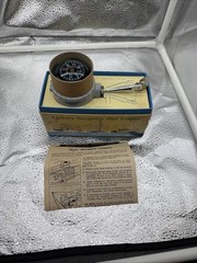 RARE Vintage Taylor Compass With Box #2957 Auto Boat Plane Used