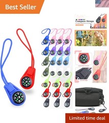 Colorful Mini Compasses for Outdoor Fun: Perfect for Scouts and Kids’ Activities