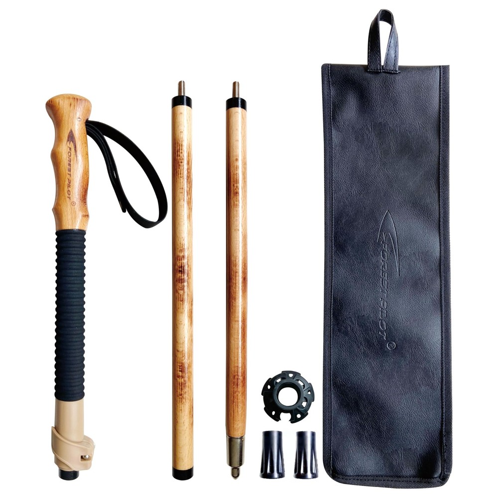 Trekking Pole- 1-pc Pack – Adjustable Hiking or Walking Stick –Strong, Natura…