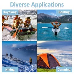 Waterproof Dry Bag – 30D Nylon Roll Top Dry Sack with PU Coating, 10L 1 Red