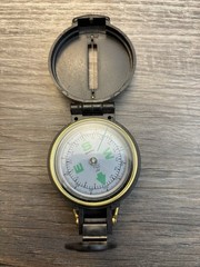Lensatic Engineer Compass Vintage 60s 70s Navigation Tool Working