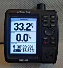 GARMIN GPSMAP 182C MARINE CHART PLOTTER FISHFINDER GPS w PWR MOUNT COVER ANTENNA