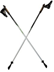 LEKI Nordic Walking Flash Carbon White/Black/Green 115cm