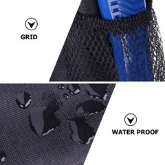 2Pcs Black Oxford Cloth Trekking Pole Carrying Bag for Hiking Alpenstock Storage