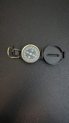 Engineer Lensatic Compass Vintage Black Golden