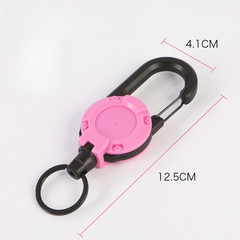 Stainless Steel Retractable Keychain Hook for For fishing Outdoor Activities