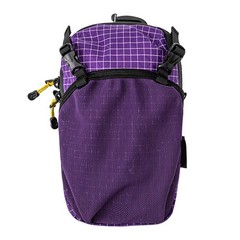 Portable Nylon Backpack Strap Pouch with Waterproof Coating and Phone Holder