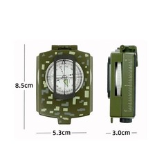 Tactical Survival Compass Metal Professional Luminous Hiking Camping Tool