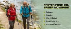 Collapsible Trekking Poles for Hiking-Lightweight Adjustable Walking Sticks with