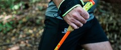 LEKI Ultratrail FX ONE superlite trail run carbon poles shark frame strap 115 cm