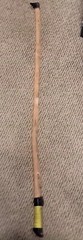 Walking Stick Hiking Strong Hand-Made Solid Real Natural Wood Virginia USA 47″