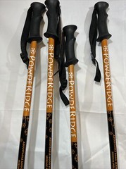 POWDERIDGE Hiking Poles Adjustable 6000 Series Aluminum 105 cm 44” Tall