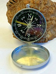 Vtg Broadway Compass Made In Japan Hiking Camping Direction Tool