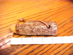 Wood Whistle Hand Carved Tree Limb Dog Training Survival Camping + 20mm compass