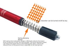 Trekking Poles Walking Hiking Sticks Anti-shock Adjustable Alpenstock