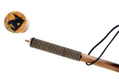 55″/3Pc Detachable Pine Wood Hiking Stick (Bear Design)