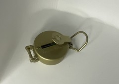 Vintage Lensatic Compass Liquid Filled Edge from Japan Functional