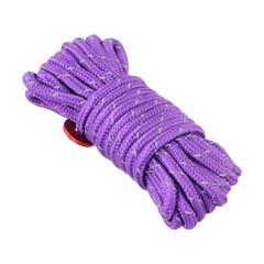 Portable 4mm by 4m Camping Rope with Reflective Features and Adjustable Length