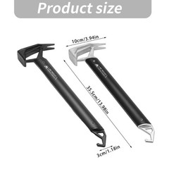 Camping Survival Equipment With Builting in Nails Puller for Easy Setups