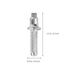 6 Pack Trekking Pole Tips Replacement Heavy Duty Universal Tungsten Steel End