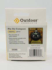 Outdoor Products Pin On Compass – NIP – Liquid filled – VGC