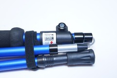 New Hiker Hunger Outfitters Z-Style Folding Trekking Pole Blue/Cork Ships FREE