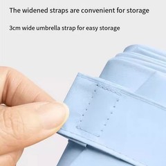 Compact Sunshade Lightweight Umbrella 6-Fold Design Convenient Storage