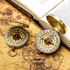 G50 Multifunctional Metal Compass: Glow In The Dark