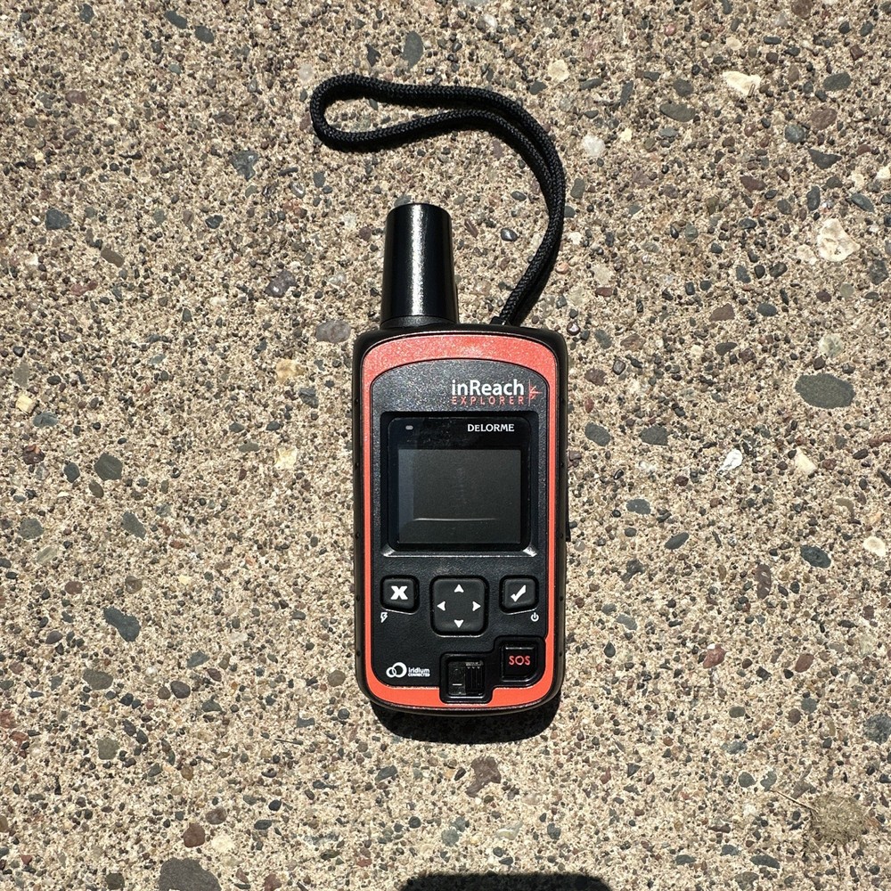 DeLorme Garmin inReach Explorer Satellite Communicator Handheld GPS Transmitter