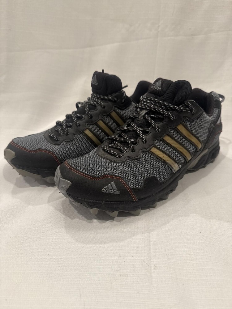 adidas Men’s Trail Running Shoes Gray Black Size 10.5 US