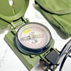 Cammenga 3HCS U.S. Military Lensatic Compass Waterproof Hiking Survival
