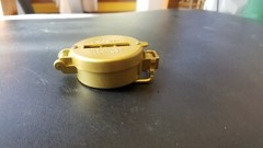 Vintage Engineer Directional Compass Copper Gold Tone Color 2″ Diameter